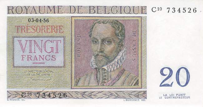20 Franc 1956